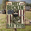 Best Buckin' Dad Ever - Hunting Dad - Personalized Metal Sign