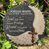 Loved With A Love Beyond Feeling - Personalized Memorial Stone, Human Grave Marker - Memorial Gift, Sympathy Gift