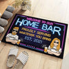 Welcome To Our Home Bar - Gift For Couples, Husband Wife, Personalized Decorative Mat