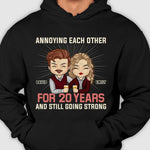 Custom Name Anniversary Gifts for Couples - Personalized Apparel