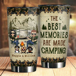 Custom Name Funny Camping Couple Gifts - Personalized Tumbler