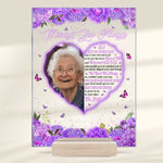 Custom Photo Memorial Gifts - Personalized Acrylic Plaque
