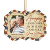 Couple Still Going Strong - Personalized Custom Benelux Shaped Wood Photo Christmas Ornament - Upload Image, Gift For Couple, Husband Wife, Anniversary, Engagement, Wedding, Marriage Gift, Christmas Gift