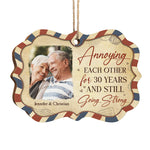 Custom Photo 30th Anniversary Couple Gifts - Personalized Ornament