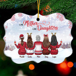 Custom Name Mother Daughter Christmas Gifts - Personalized Ornament