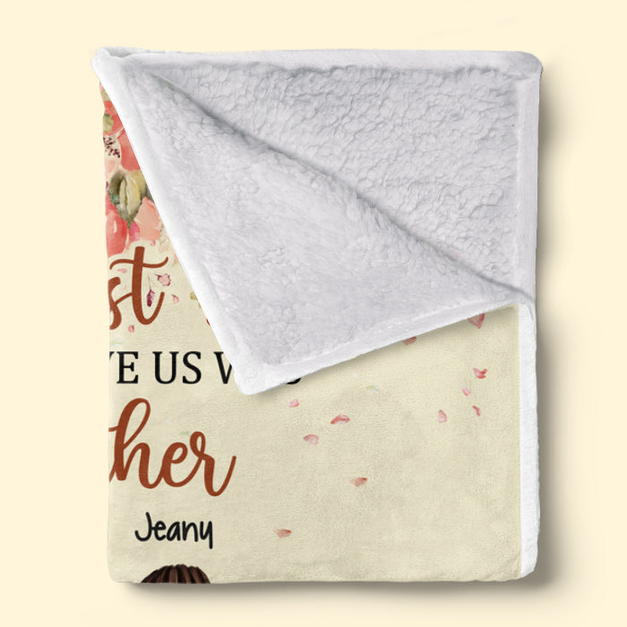 Life Is Better With Brothers & Sisters - Family Personalized Custom Blanket - Christmas Gift For Christmas Gift For Siblings, Brothers, Sisters