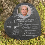 Custom Photo Memorial Tribute Decor - Personalized Memorial Stone