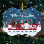 Custom Name Mother and Daughters Christmas Gifts - Personalized Ornament