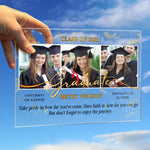 Custom Photo Graduation Gifts for Graduates - Personalized Acrylic Plaque