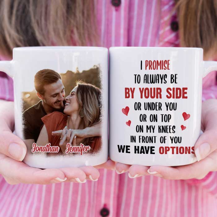 Custom Photo Naughty Couple Gifts - Personalized Mugs
