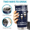 I Have A Hero I Call Him Dad - Family Personalized Custom Tumbler - Father's Day, Birthday Gift For Dad