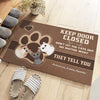 Welcome To Paw House - Personalized Decorative Mat - Gift For Pet Lovers
