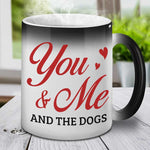 Custom Name Couple and Dog Gifts - Personalized Mugs