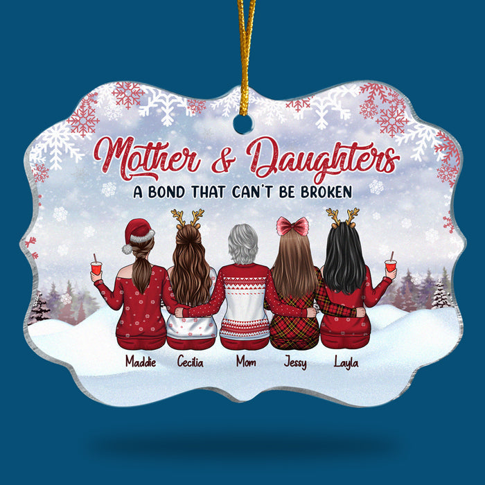 Custom Name Mother Daughter Christmas Gifts - Personalized Ornament