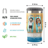 Travel Partners For Life - Personalized Can Cooler - Gift For Couples, Husband Wife