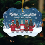 Custom Name Mother and Daughters Christmas Gifts - Personalized Ornament