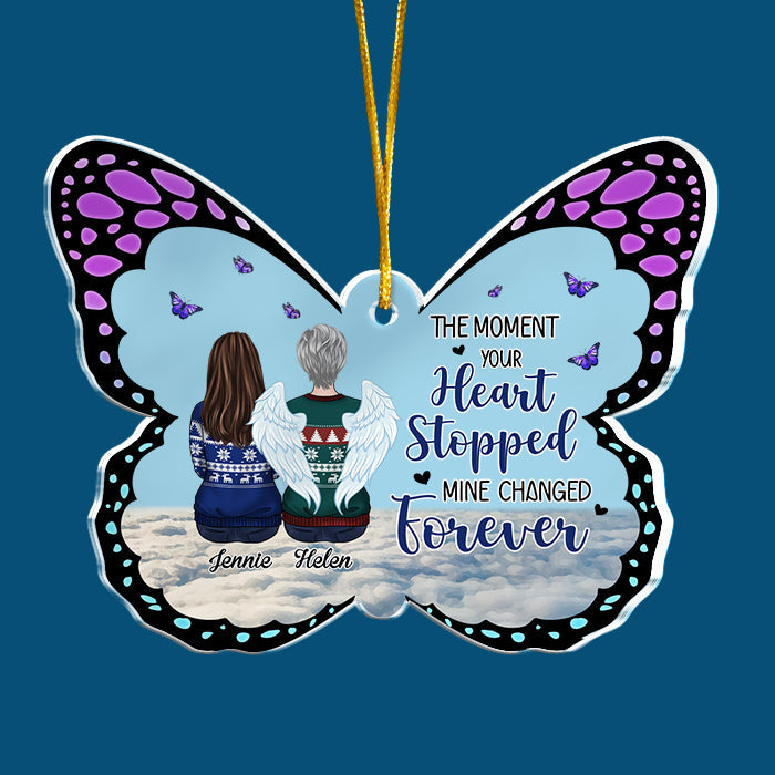 Custom Name Memorial Butterfly Gifts - Personalized Ornament