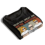Custom Name Thank You Dad Gifts - Personalized Apparel