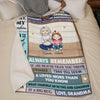 Always Remember You're Braver Than You Think - Family Personalized Custom Blanket - Christmas Gift For Family Members