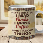 Custom Name Book Lover Gifts for Women - Personalized Mugs