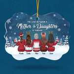 Custom Name Mother and Daughters Christmas Gifts - Personalized Ornament