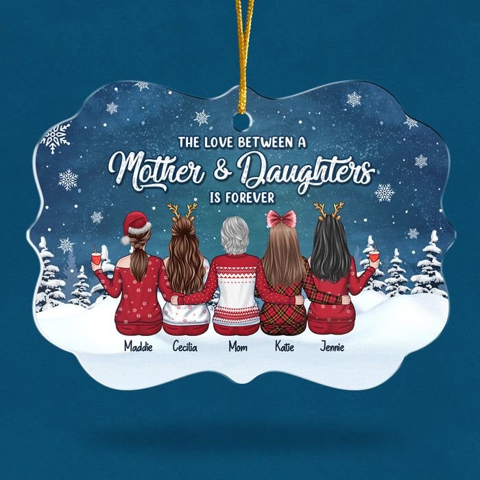 Custom Name Mother and Daughters Christmas Gifts - Personalized Ornament