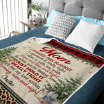 Custom Name Christmas Gifts for Nana - Personalized Blanket
