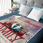 Custom Name Letter From Heaven Memorial Christmas Gifts - Personalized Blanket