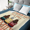 Life Is Better With Brothers & Sisters - Family Personalized Custom Blanket - Christmas Gift For Christmas Gift For Siblings, Brothers, Sisters