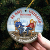 It's Remarkable That We've Tolerated For Decades - Personalized Custom Round Shaped Ceramic Christmas Ornament - Gift For Couple, Husband Wife, Anniversary, Engagement, Wedding, Marriage Gift, Christmas Gift