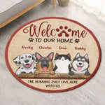 Custom Name Funny Pet Welcome Gifts for Animal Lovers - Personalized Rug