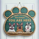 Custom Dog Name Welcome Decor for Dog Lovers - Personalized Wood Sign