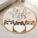 Custom Name Cat Lover Gifts - Personalized Rug