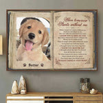 Custom Pet Photo Memorial Gifts for Dog Lovers - Personalized Poster