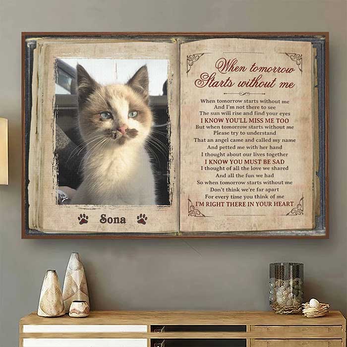 Custom Pet Photo Memorial Gifts for Dog Lovers - Personalized Poster