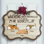 Custom Name Dog Lover Christmas Decor - Personalized Wood Sign