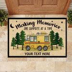 Custom Camping Memories Gifts for RV Lovers - Personalized Doormat
