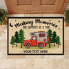 Making Memories One Campsite At A Time - Personalized Decorative Mat, Doormat