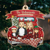 The Joy Of Christmas Is Family - Family Personalized Custom Ornament - Wood Unique Shaped - Christmas Gift For Family Members