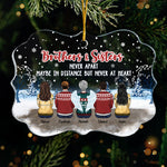 Custom Name Christmas Sibling Gifts - Personalized Ornament