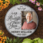 Custom Photo Memorial Garden Decor - Personalized Memorial Stone