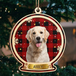 Custom Pet Photo Christmas Gifts for Dog Lovers - Personalized Ornament