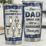 Custom Name Father's Day Gifts for Dad - Personalized Tumbler