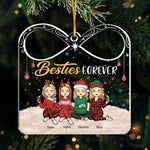 Custom Name Christmas Gifts for Besties - Personalized Ornament