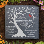 Custom Name Memorial Tree Remembrance Gifts - Personalized Memorial Stone