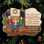 Custom Name Christmas Couple Gifts - Personalized Ornament