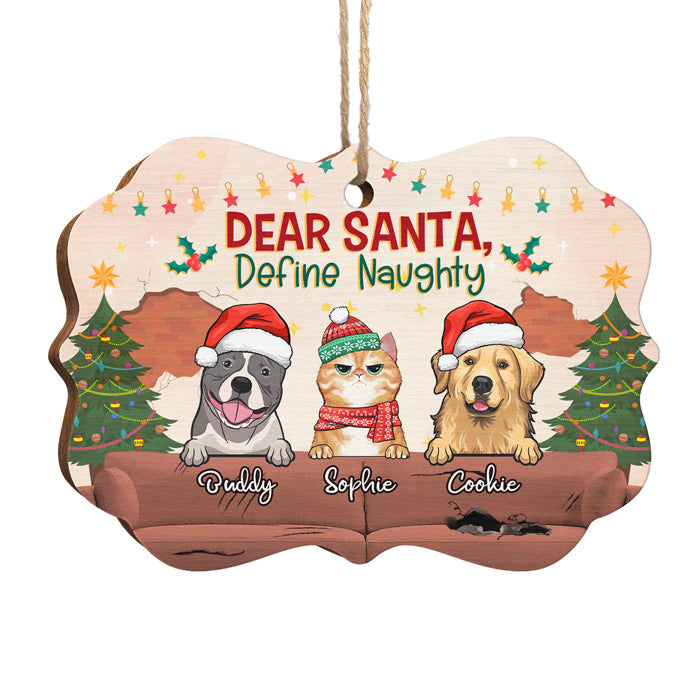 Custom Name Christmas Pet Gifts for Dog and Cat Lovers - Personalized Ornament