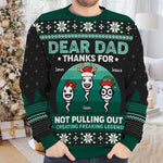 Custom Funny Naughty Christmas Gifts for Dad - Personalized Sweatshirt