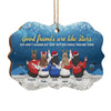 You Know Your Besties Are There - Personalized Custom Benelux Shaped Wood Christmas Ornament - Gift For Bestie, Best Friend, Sister, Birthday Gift For Bestie And Friend, Christmas Gift