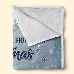 Custom Name Christmas Family Gifts - Personalized Blanket